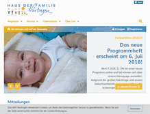 Tablet Screenshot of hdf-nuertingen.de